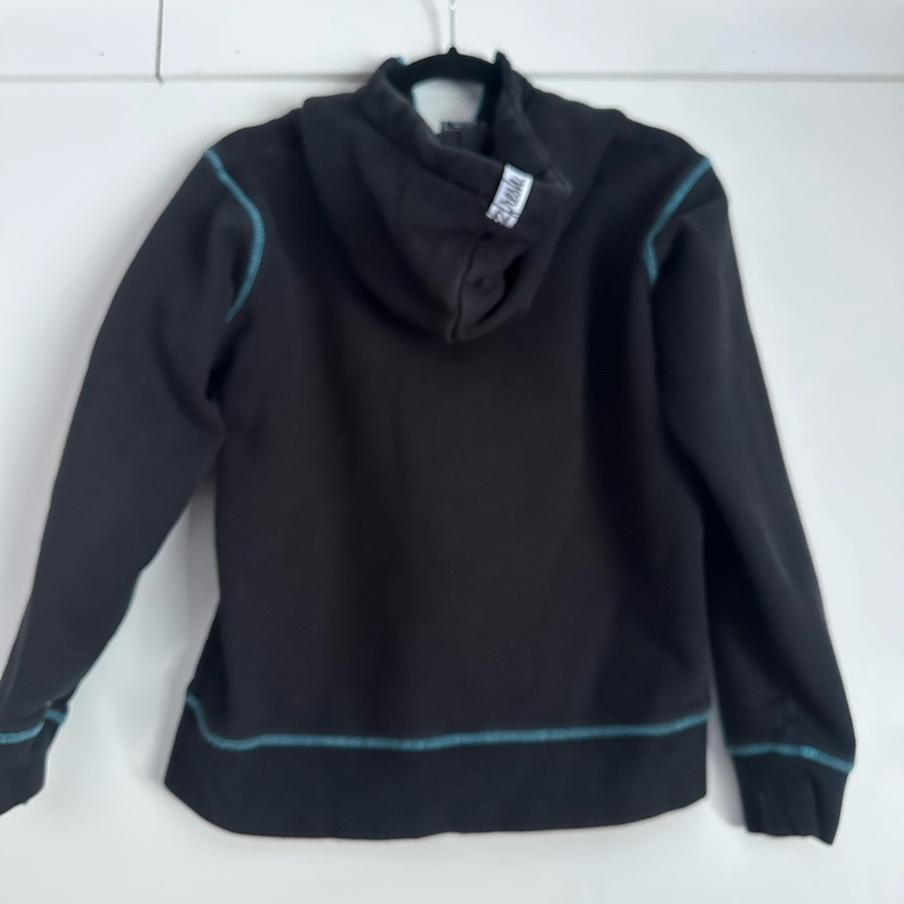 22 fresh Black Hoodie with Blue Accents (Canadian made) - Picture 3 of 6
